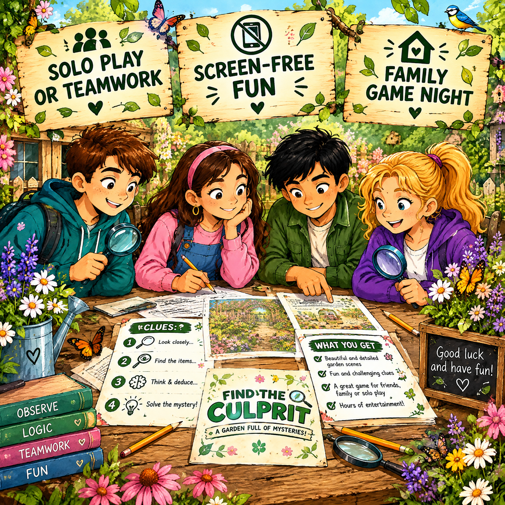 Find the Culprit: Garden Mystery