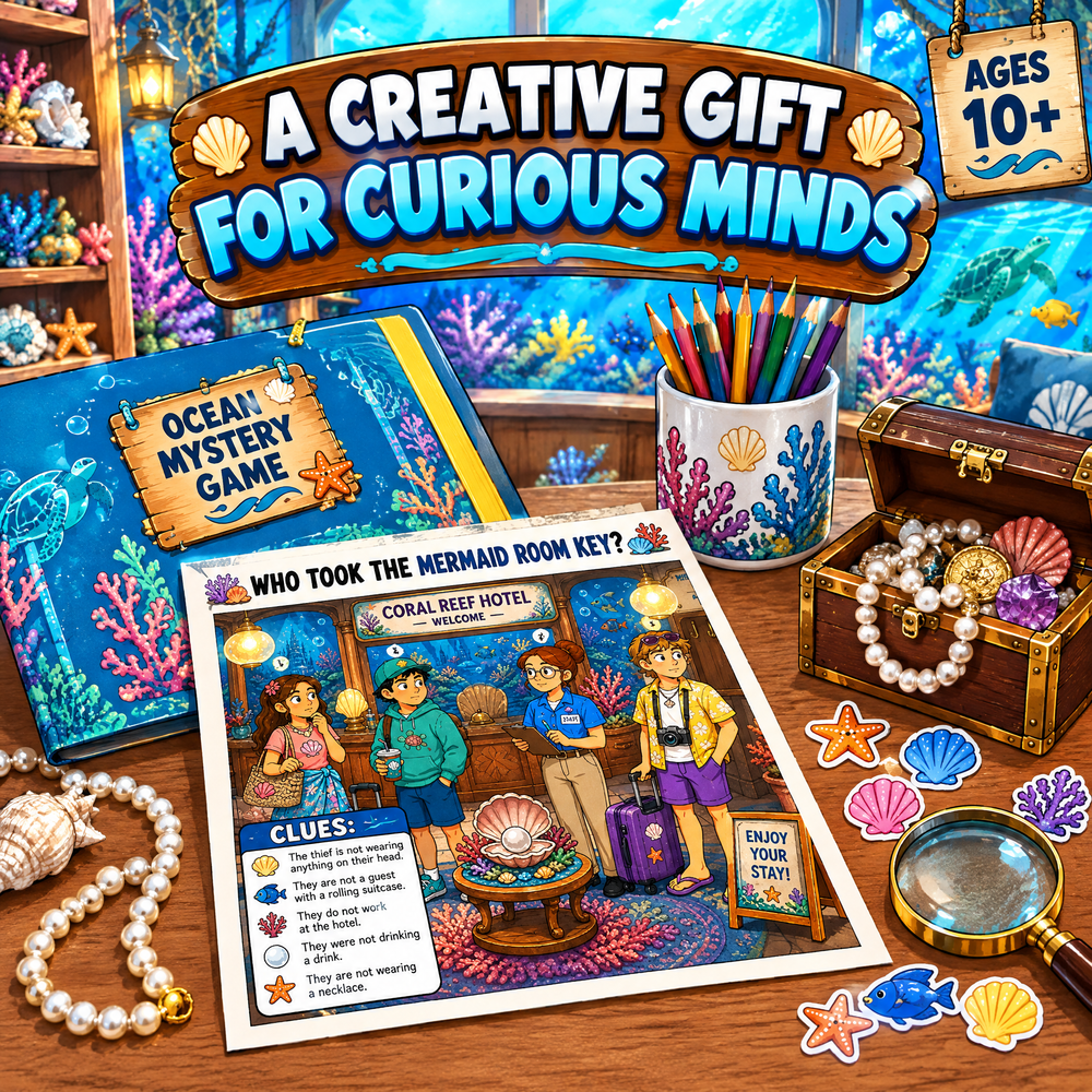 Who Stole the Pearl Necklace? – A Sea Mystery Hunt – Ocean Detective Game