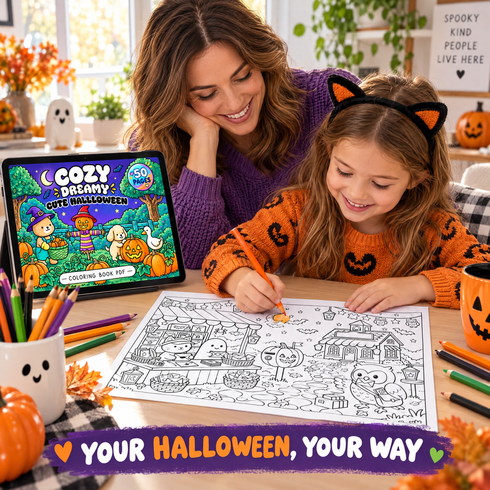 Cozy Dreamy Cute Halloween - Spooky Scenes