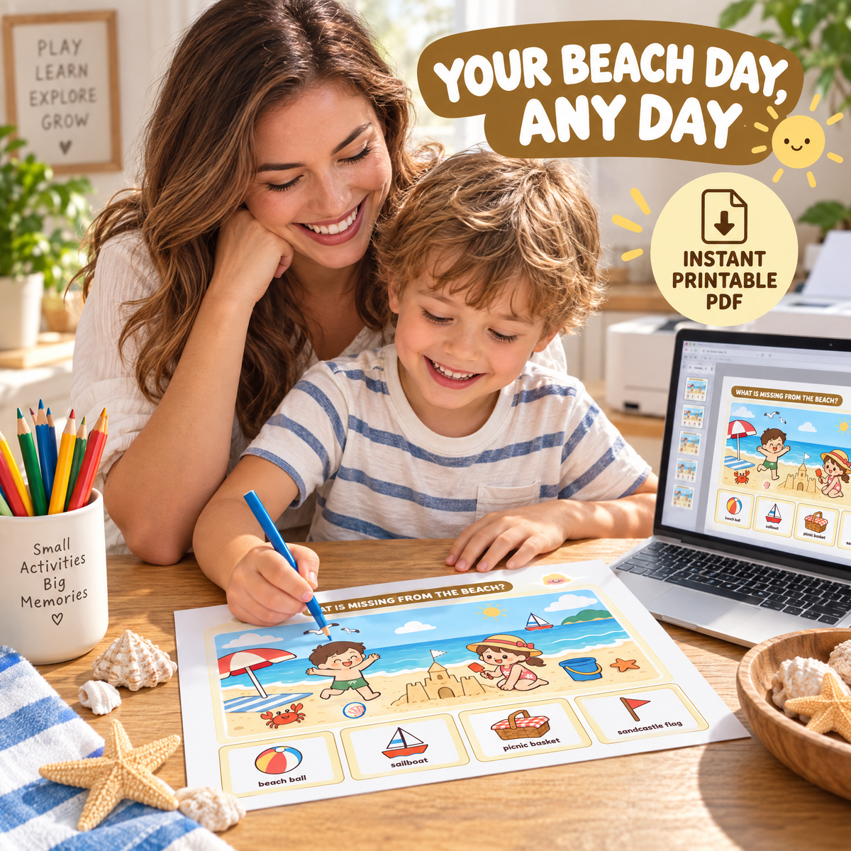 Beach Day  - Where Summer Meets Learning