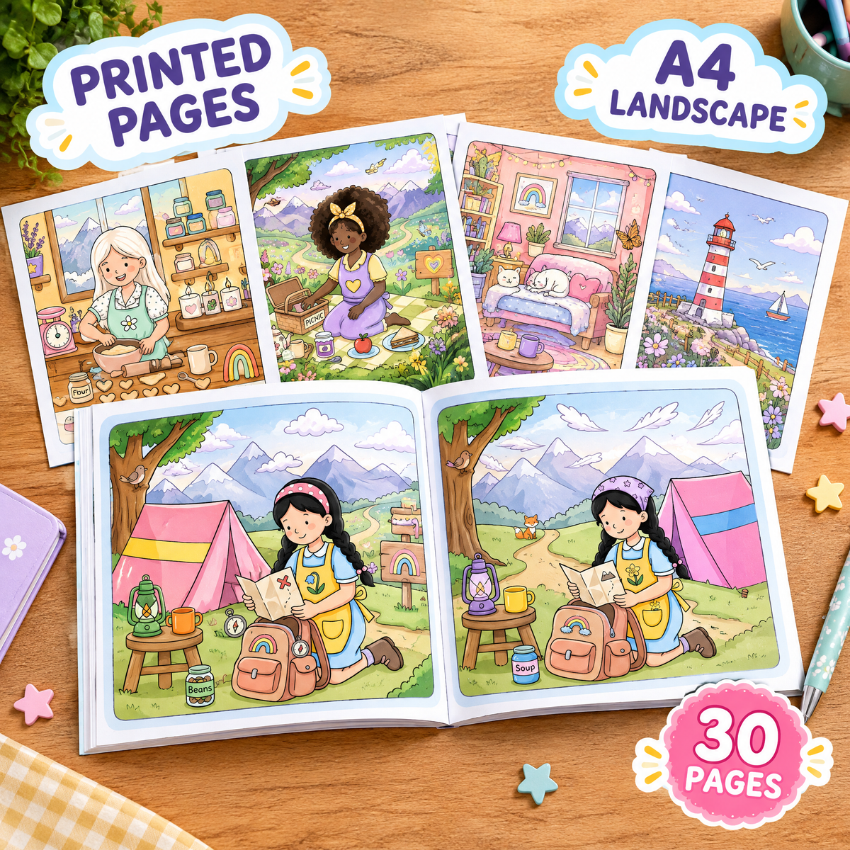 Find the 12 Differences montaine Edition – Printable PDF Activity Book, 30 Pages Find 12 differnce montaine.pdf