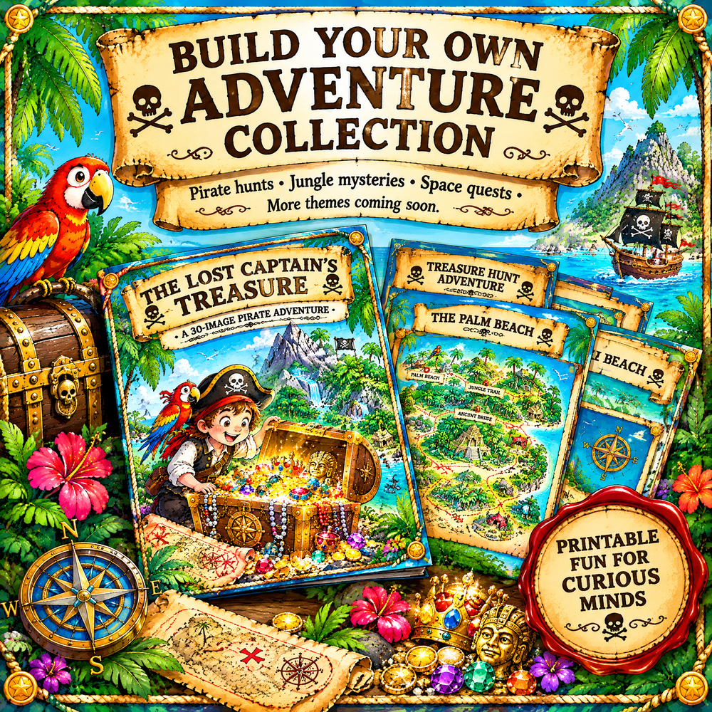 The Lost Captain's Treasure – Printable Adventure Hunt