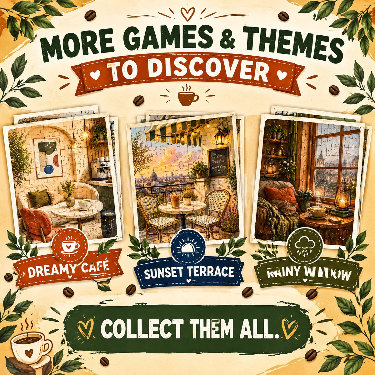 Find the Differences – Dreamy Café Edition Puzzle Book
