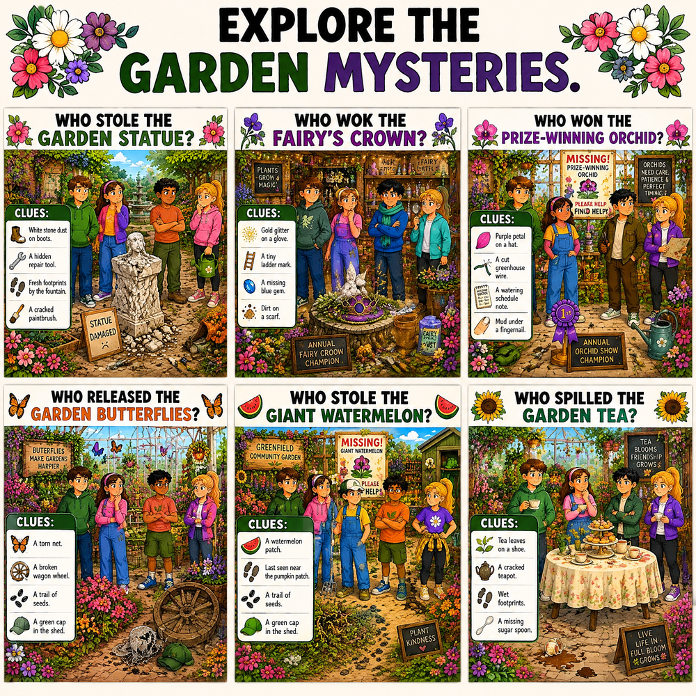 Find the Culprit: Garden Mystery