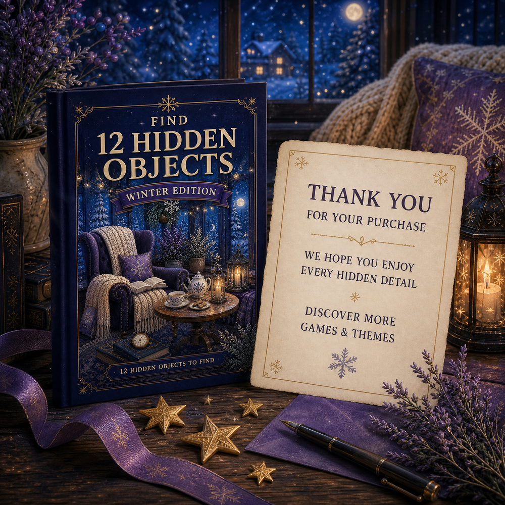 Find 12 Hidden Objects: Dreamy Winter Edition