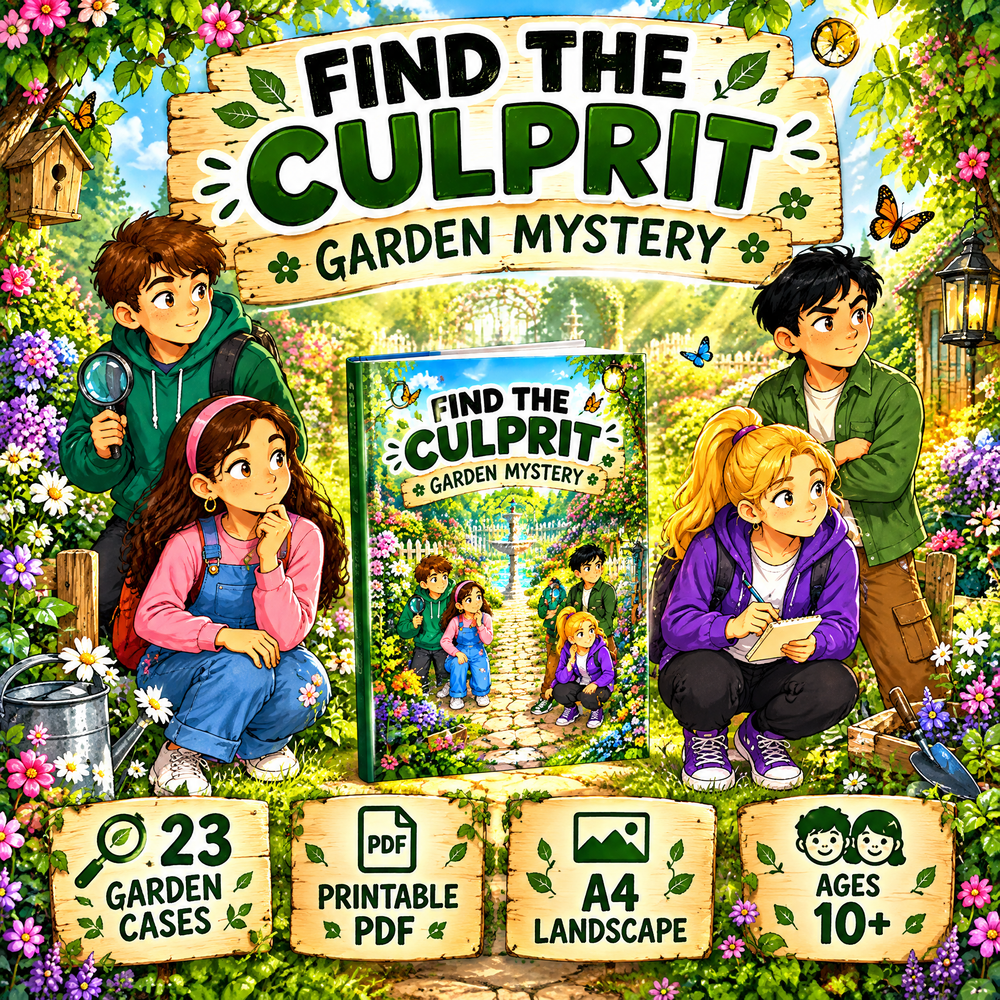Find the Culprit: Garden Mystery