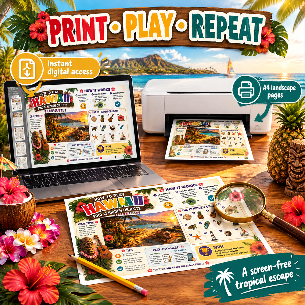 dreamy hawaii hidden objects
