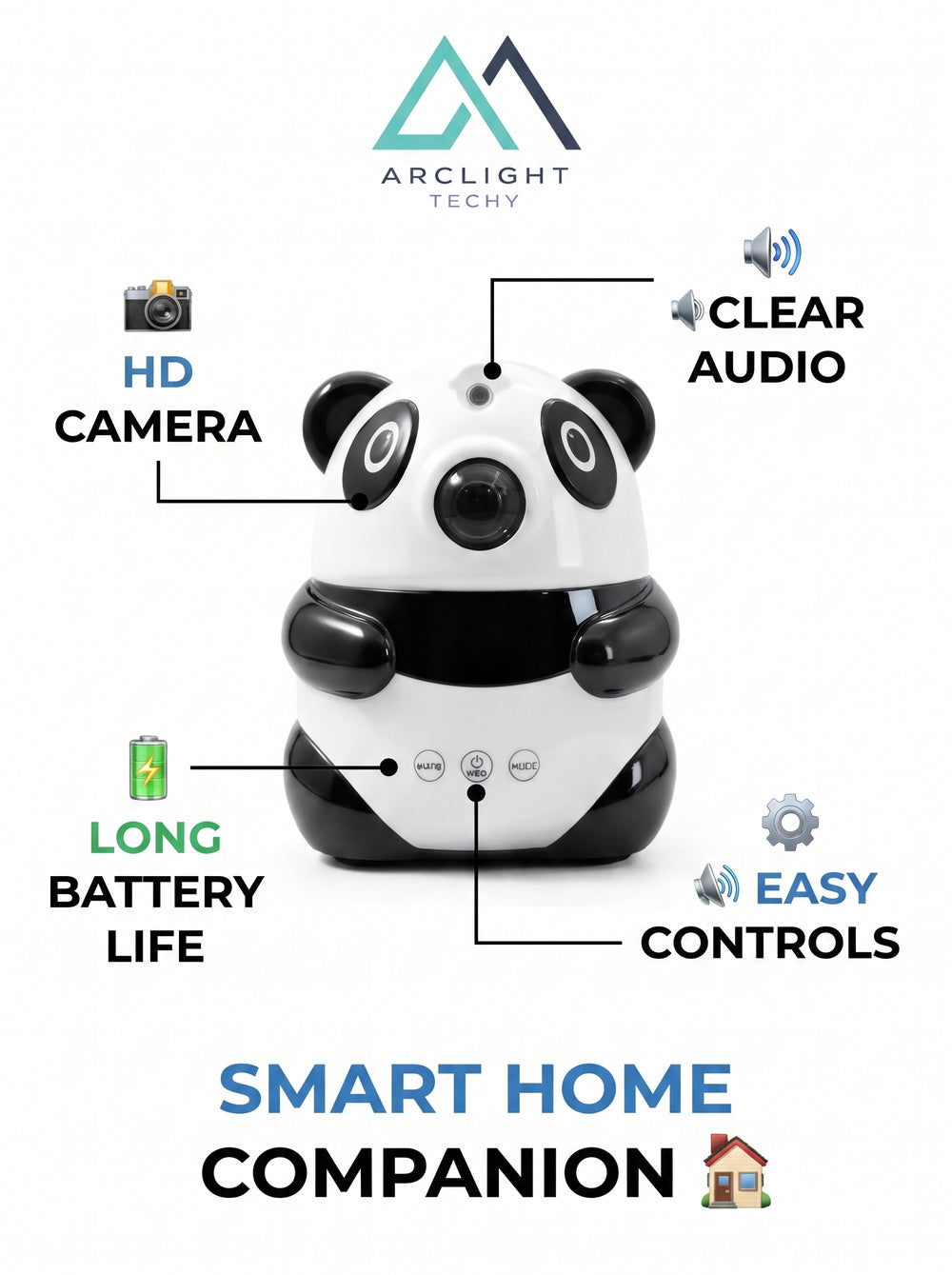 Starry Sky Panda Nebula Projector