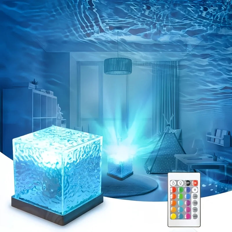 16-Color Ocean Wave Aurora Projector Light