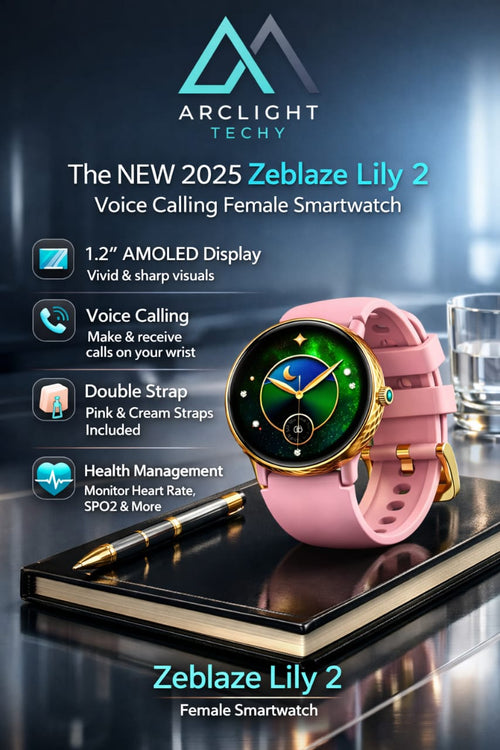 Zeblaze Lily 2 Voice Calling Female Smartwatch  Health Management Sports