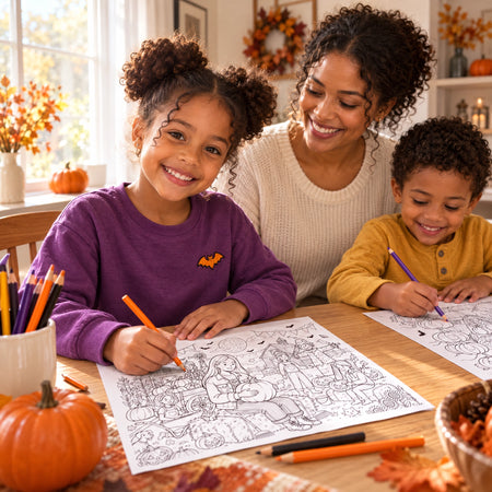 Dreamy Halloween Moments with Friends  A Coloring Book for Spooky Days and Cozy Nights - real life photo 1
