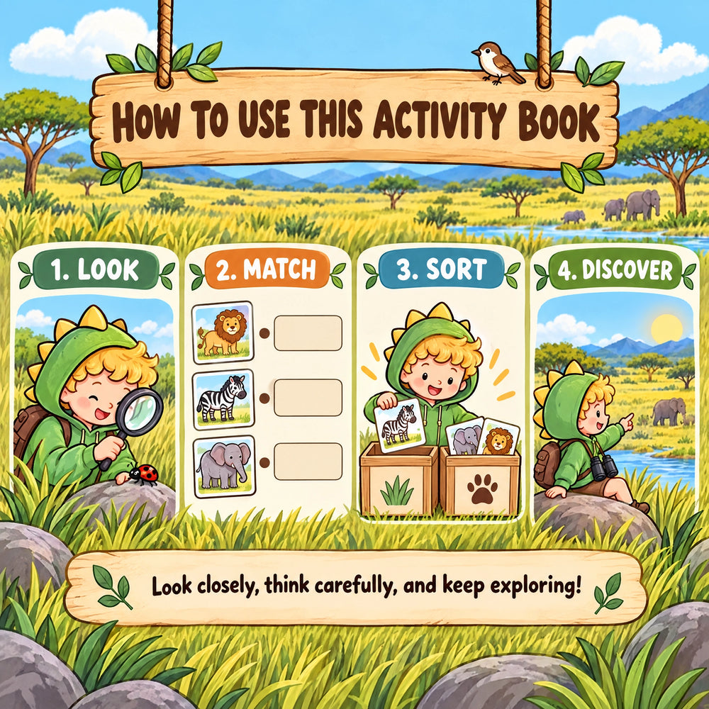 Grassland Activity – Discover Amazing Animals and Their Adaptations