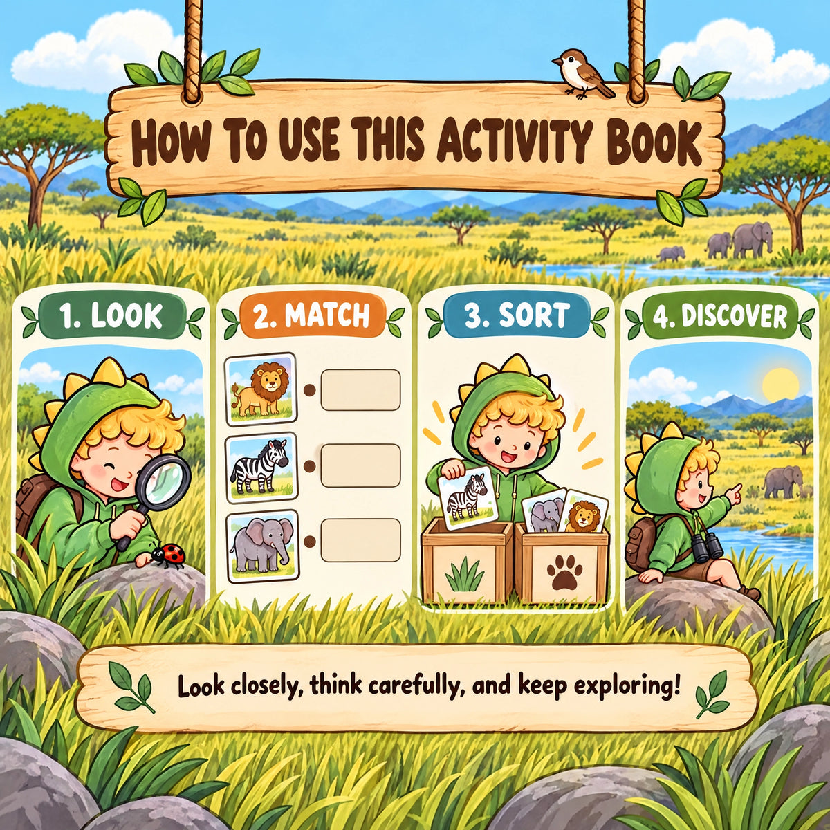 Grassland Activity – Discover Amazing Animals and Their Adaptations
