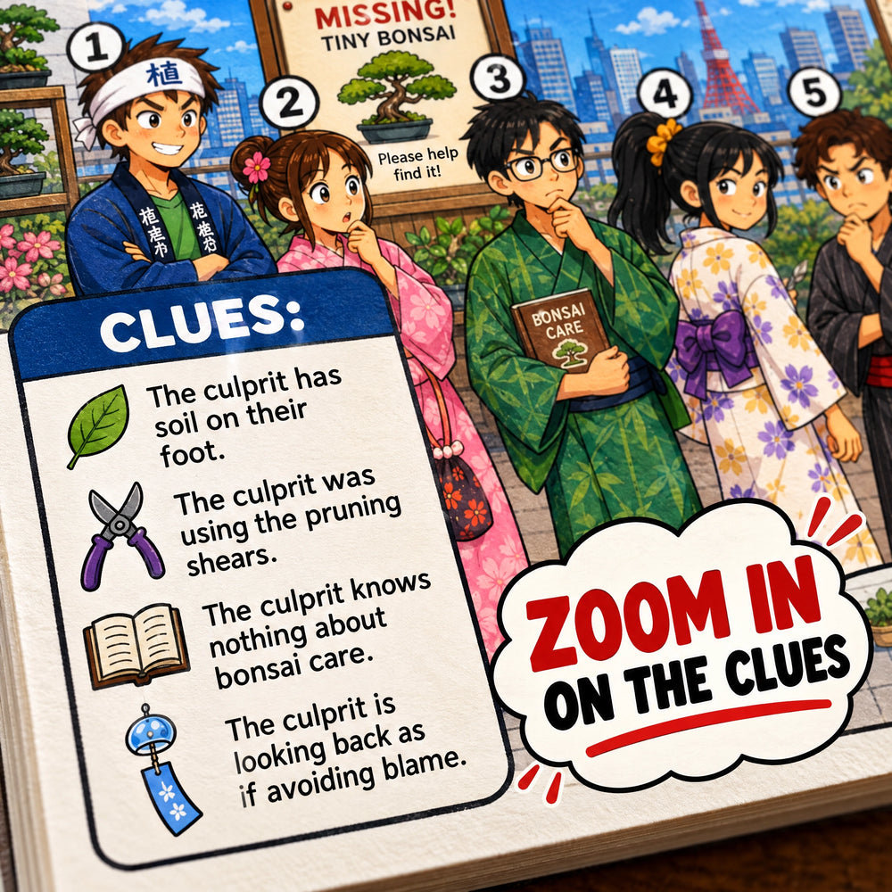 Find the Culprit - Japanese mystery adventure