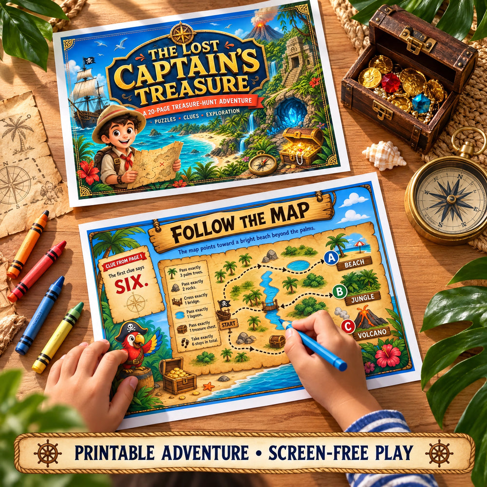 The Lost Captain's Treasure – Treasure-Hunt Adventure
