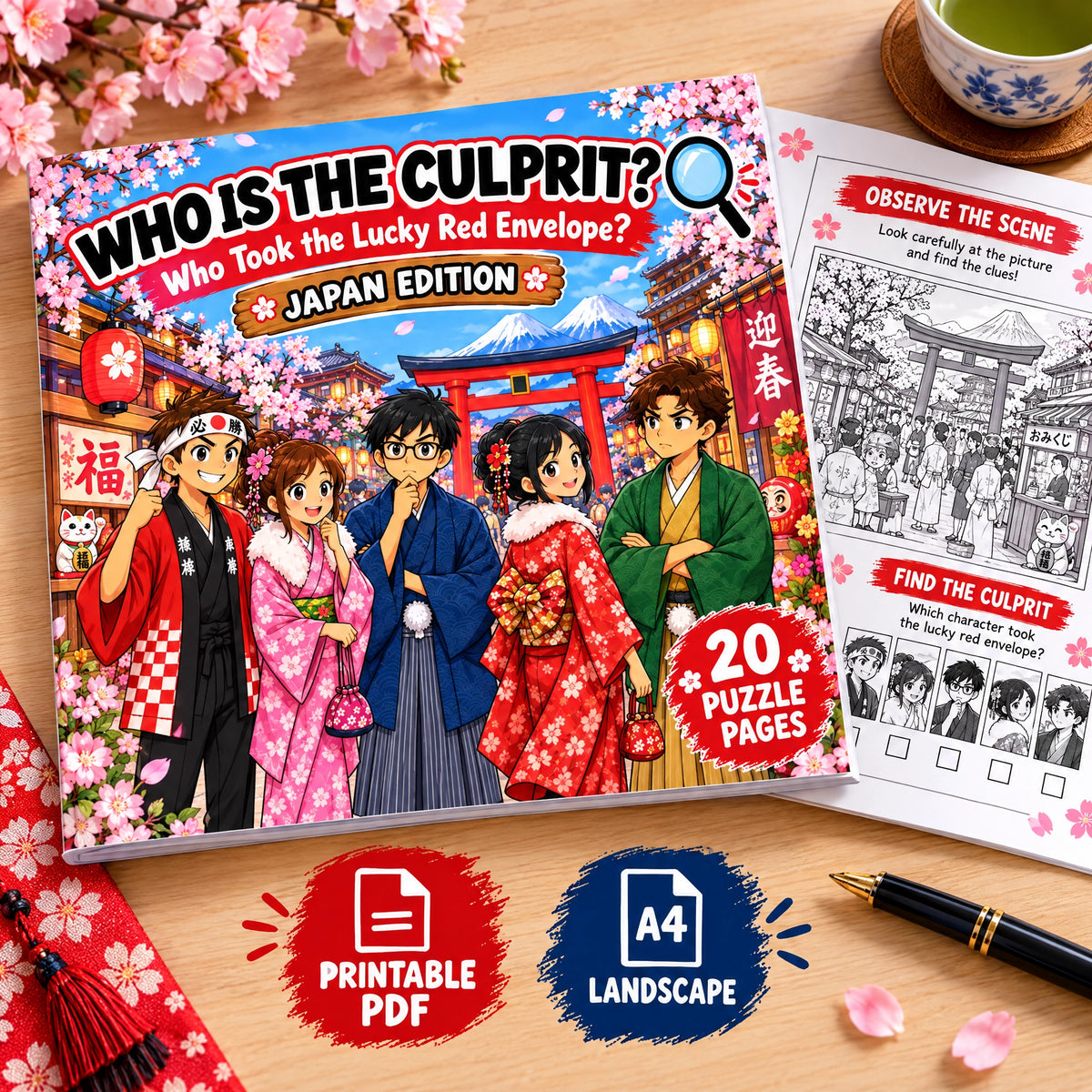 Find the Culprit - Japanese mystery adventure