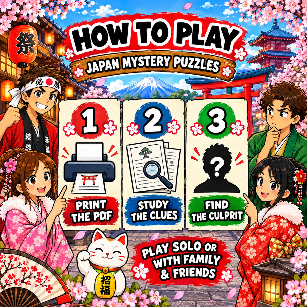 Find the Culprit - Japanese mystery adventure