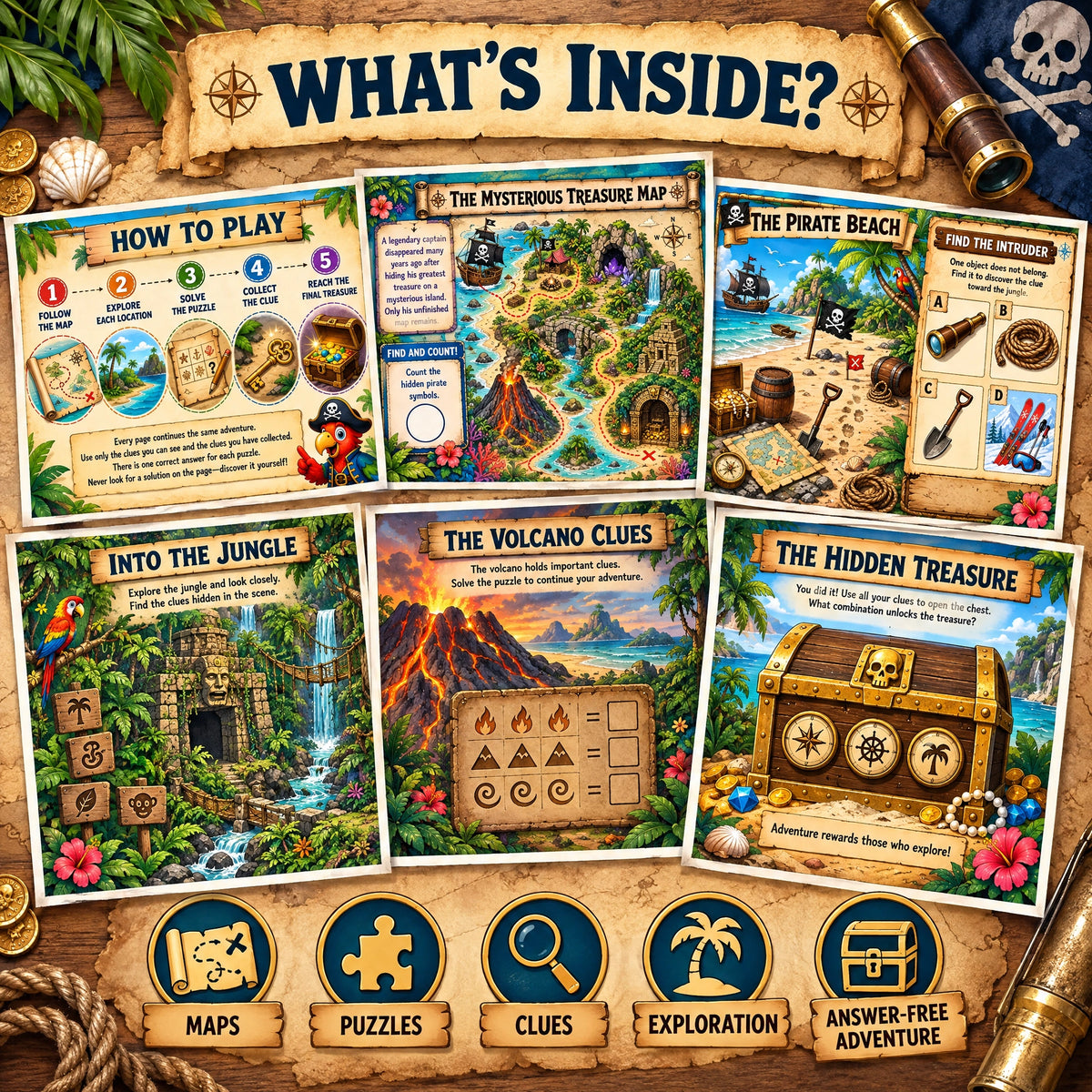 The Lost Captain's Treasure – Treasure-Hunt Adventure