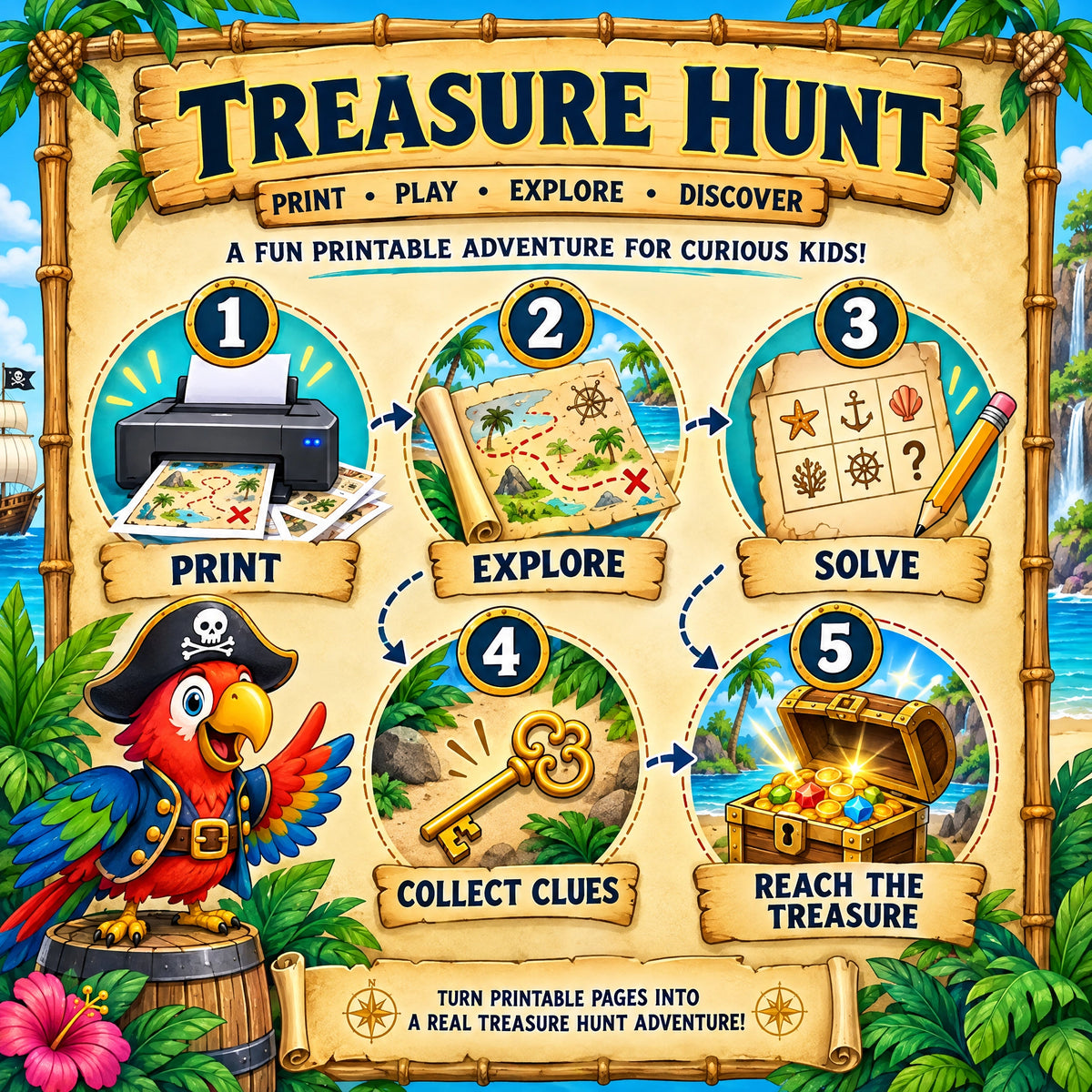 The Lost Captain's Treasure – Treasure-Hunt Adventure