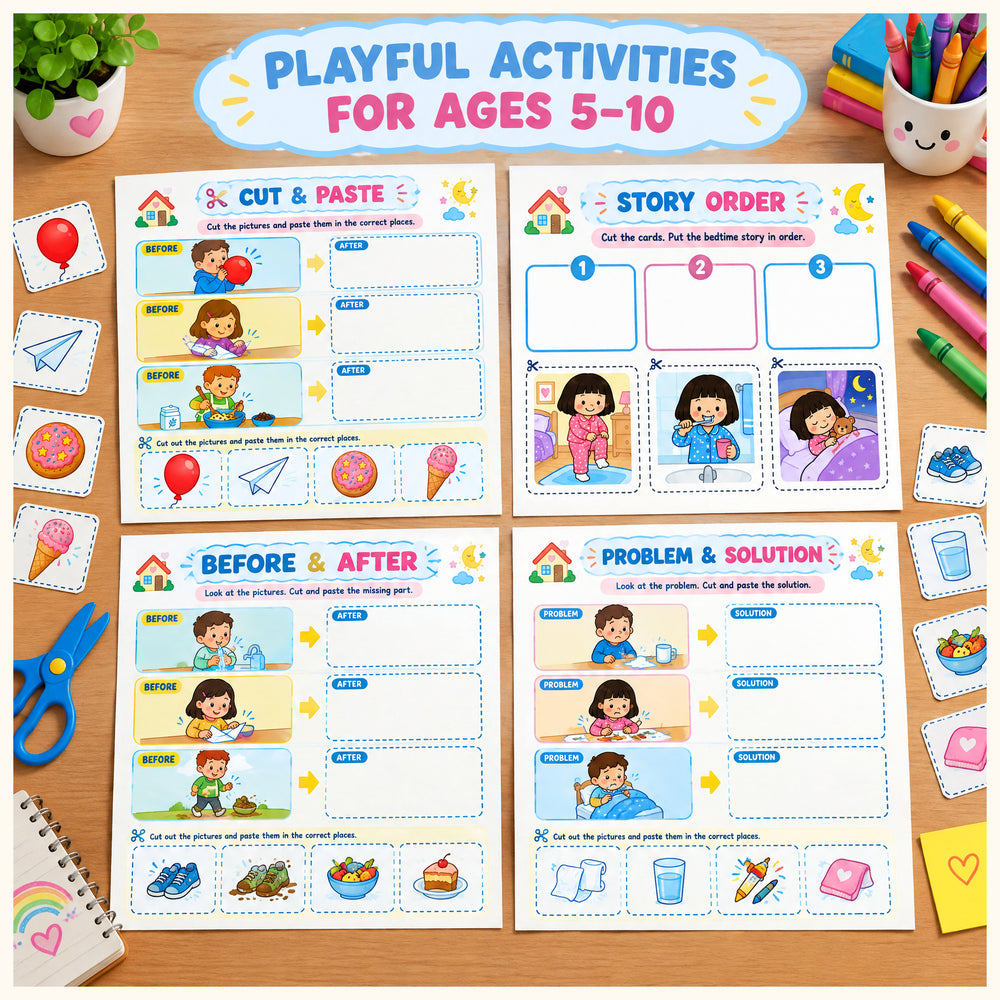 Children at Home 30 Printable Learning Games for Kids Ages 5–10