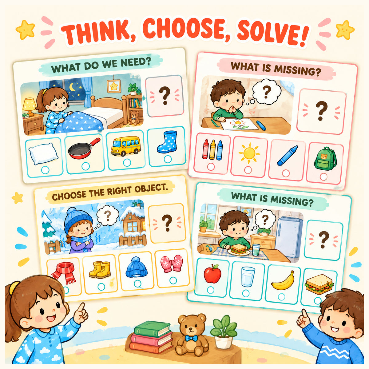 Children at Home 30 Printable Learning Games for Kids Ages 5–10