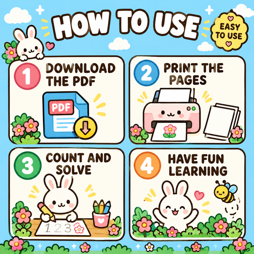 Tiny Garden Number Games – 30 Cute Counting & Math Activities