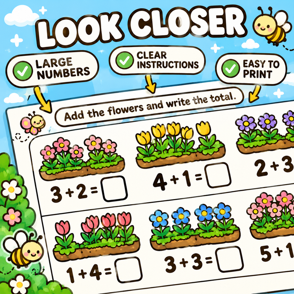 Tiny Garden Number Games – 30 Cute Counting & Math Activities