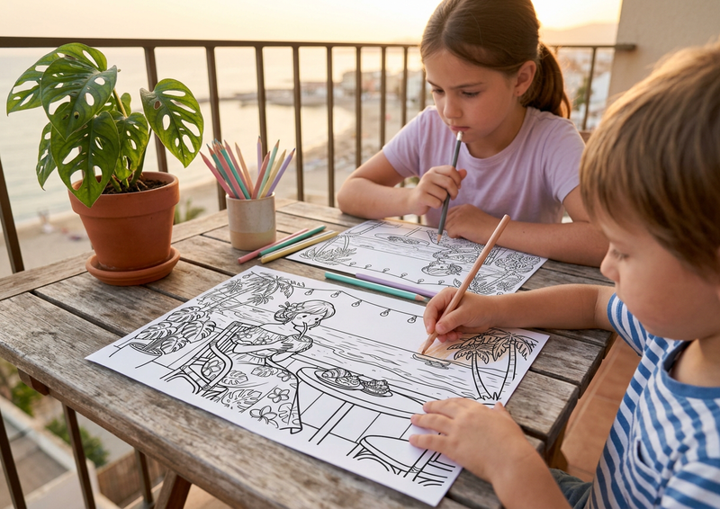 Dreamy Cozy Hawaii Coloring Book – 50+ Pages | Kids & Family Fun - real life photo 2
