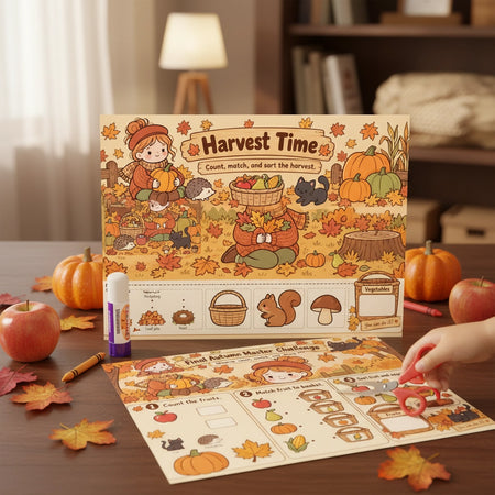 Autumn: Learn, Discover &amp; Play  Explore Autumn Through Counting, Matching, Patterns and Logic - real life photo 7