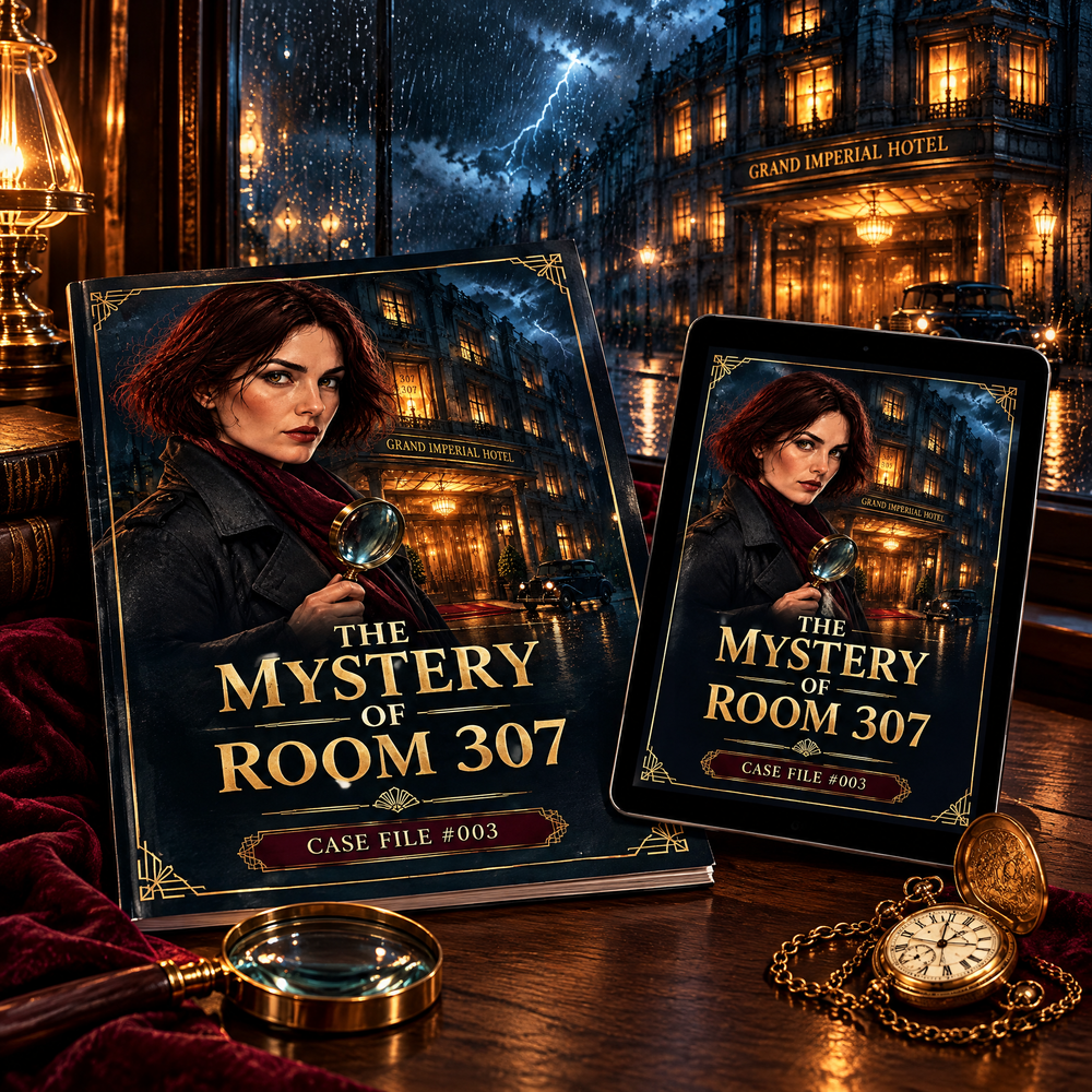 The Mystery of Room 307 — Printable Murder Mystery Game