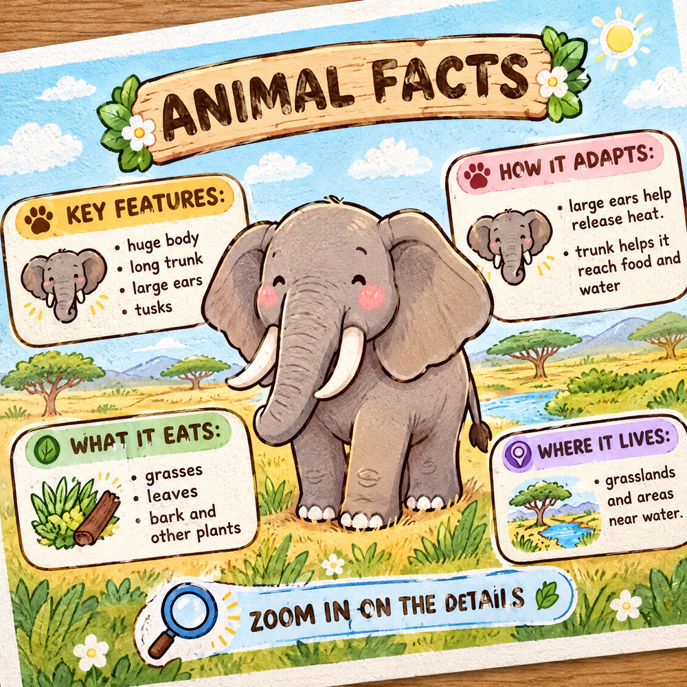 Savanna Habitat — Interactive Activity Book for Kids Ages 5–10