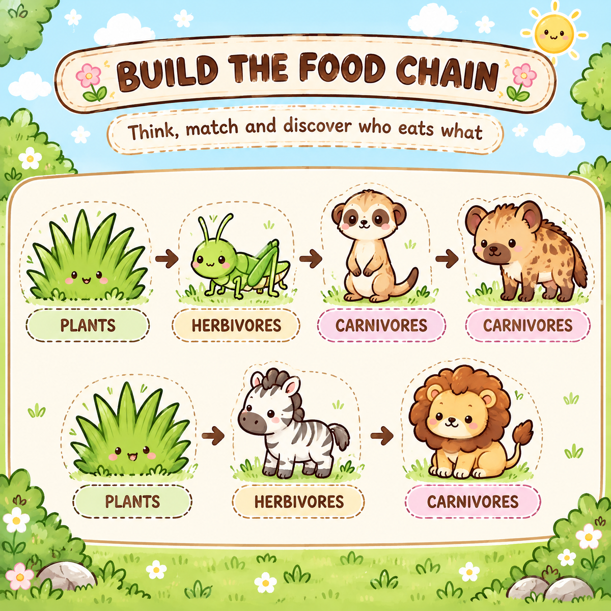 Savanna Habitat — Interactive Activity Book for Kids Ages 5–10