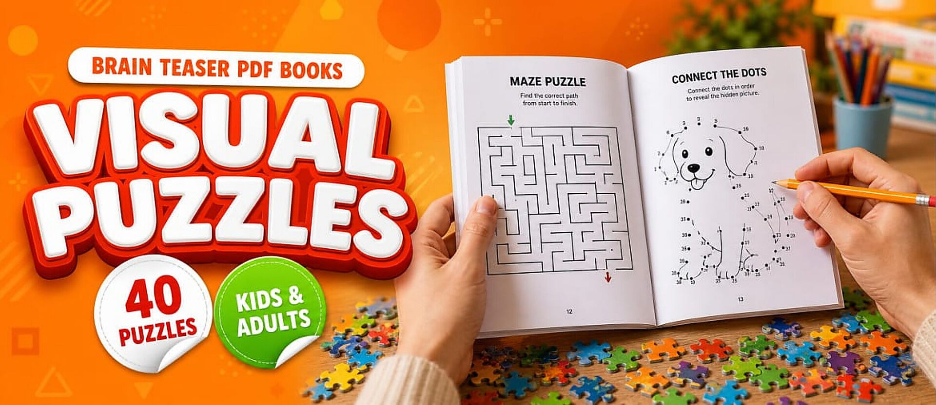 Coloring & Puzzles slide 4